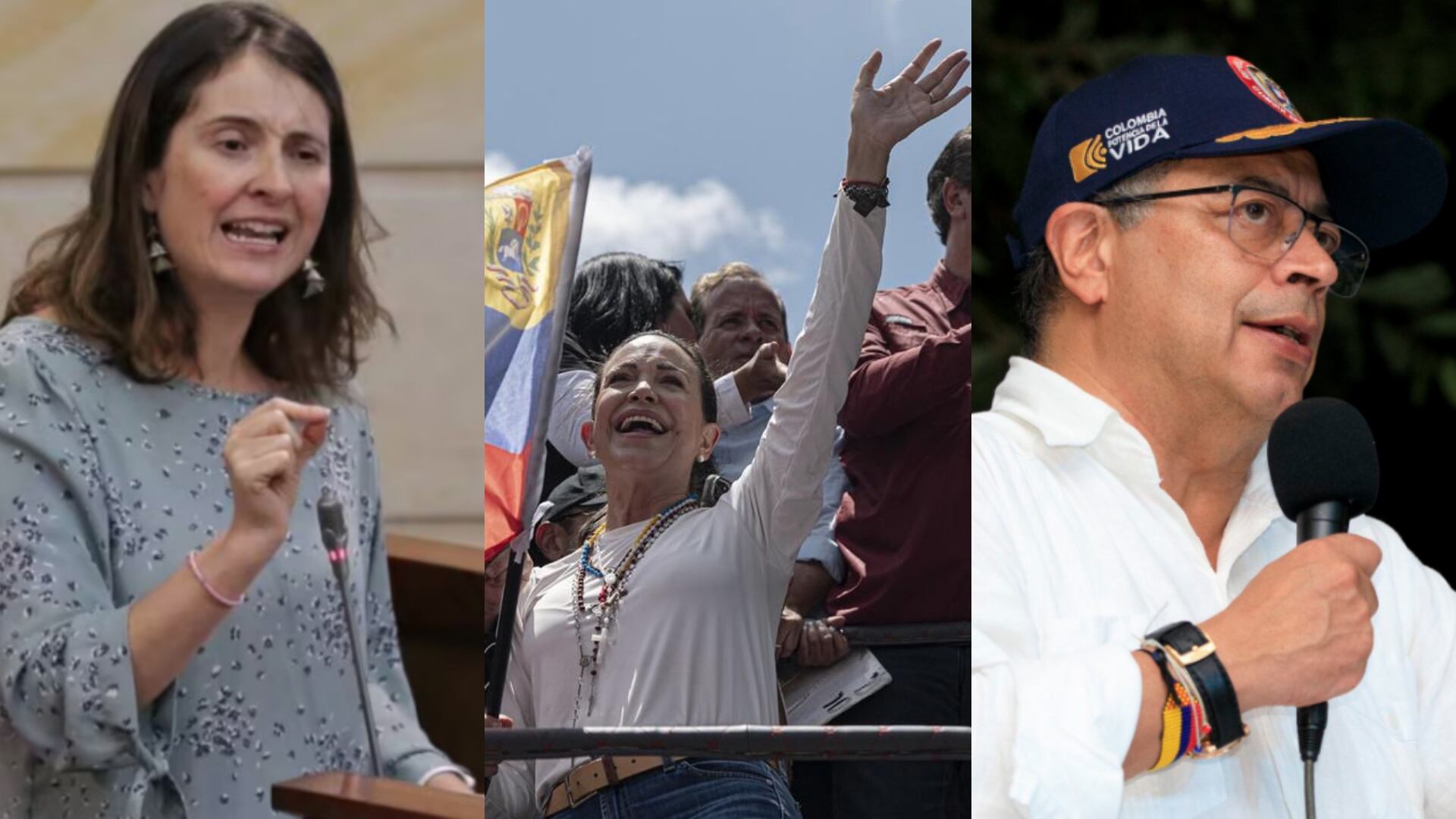 Senadores del Centro Democrático criticaron la postura de Gustavo Petro frente a la detención de María Corina Machado.