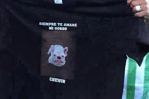 Edwin Cardona cumplió 200 partidos, marcó, lloró e hizo especial dedicatoria a su perrito