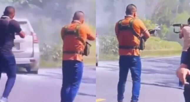 Impactante nuevo video revela cómo fueron asesinados los escoltas del senador Jairo Castellanos en Fortul, Arauca