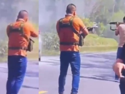 Impactante nuevo video revela cómo fueron asesinados los escoltas del senador Jairo Castellanos en Fortul, Arauca