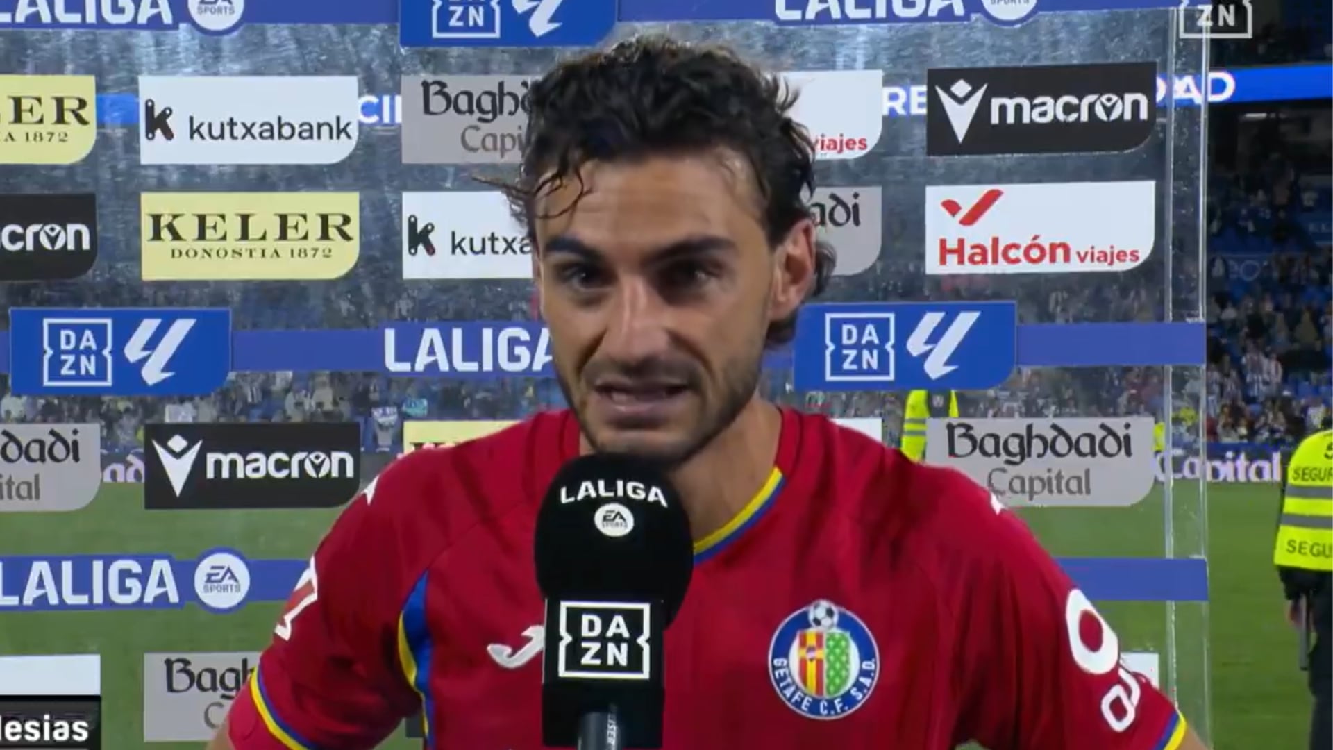 Juan Iglesias - Foto: Captura de pantalla de la transmisión de DAZN el 23 de abril del 2026