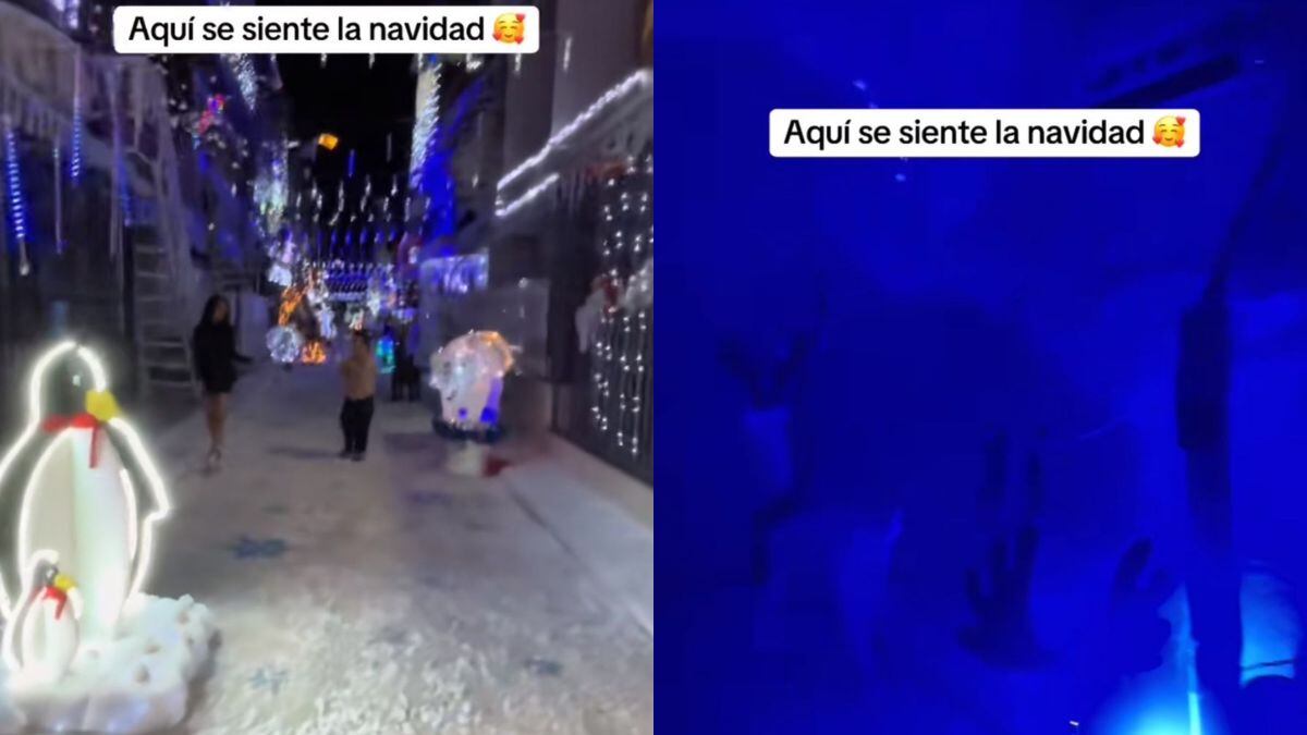 Curioso alumbrado navideño en calle de CALI
