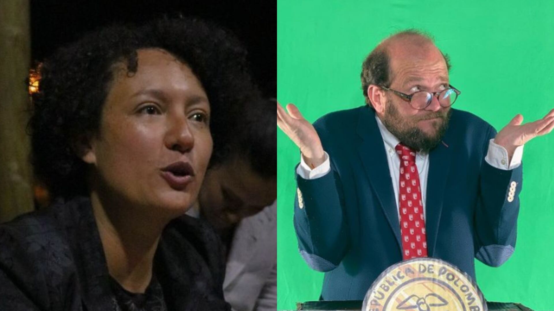 La senadora Isabel Zuleta le recriminó a Daniel Samper comprar su cabello con un brócoli.