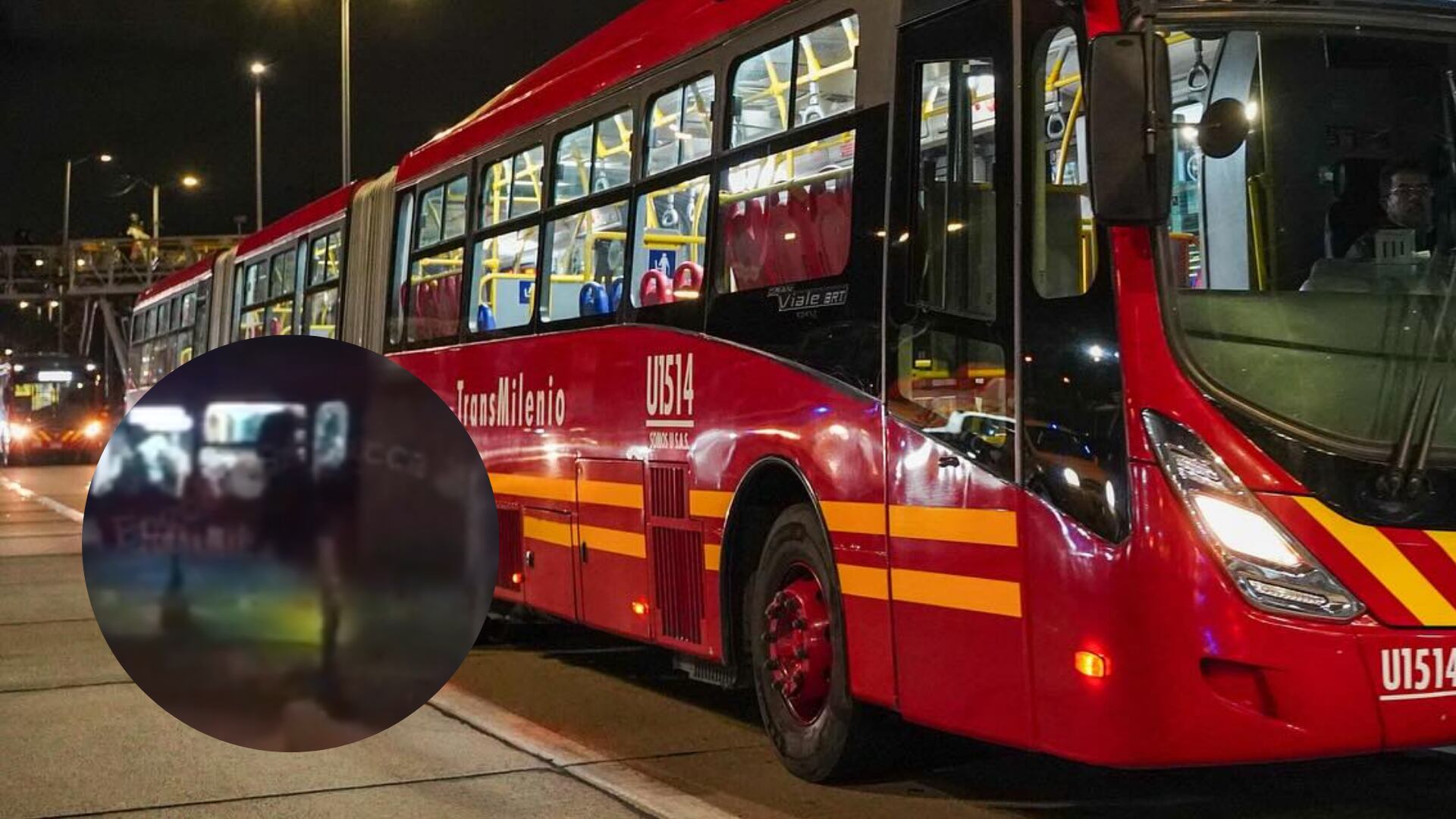 Estación de TransMilenio donde roban