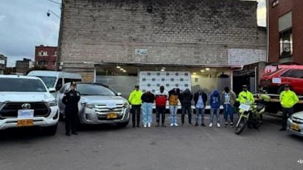 Presuntos integrantes de 'Las atrapadoras'.