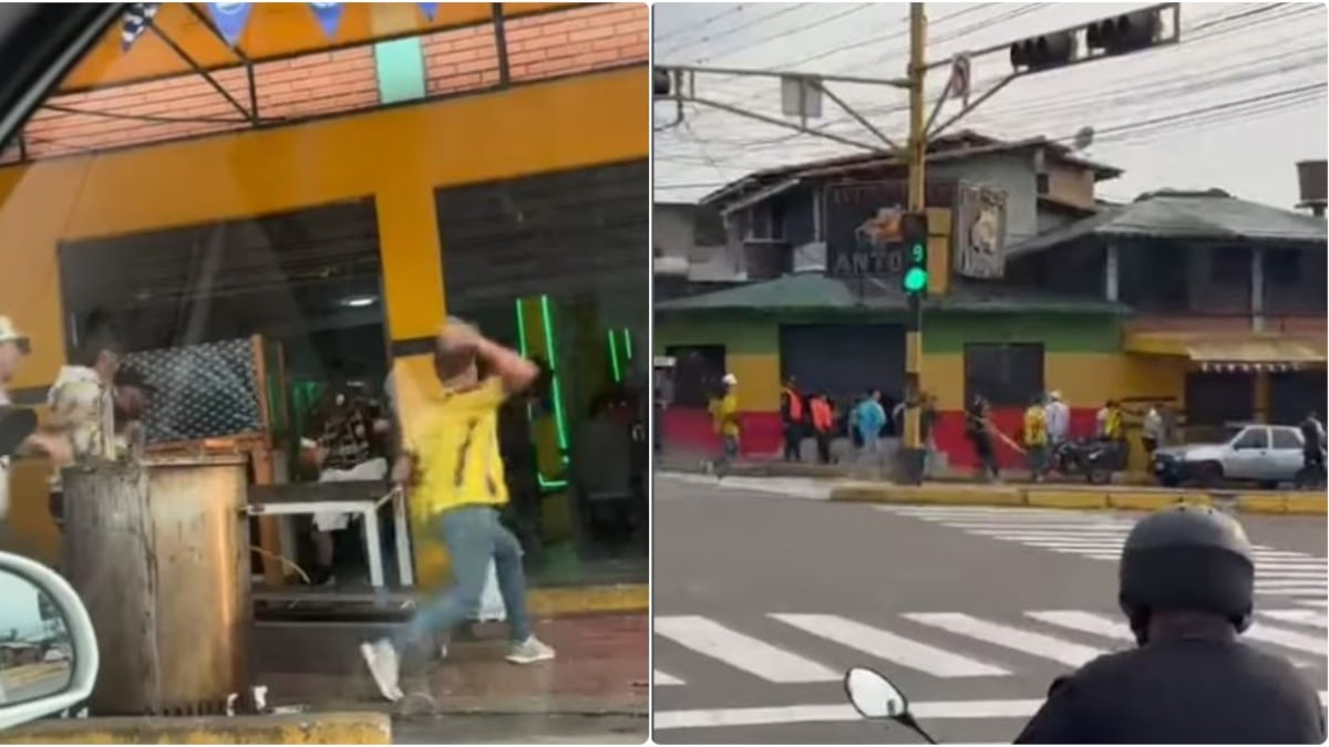 Caos por cuenta de peleas entre hinchas de Tolima y Táchira en la Libertadores