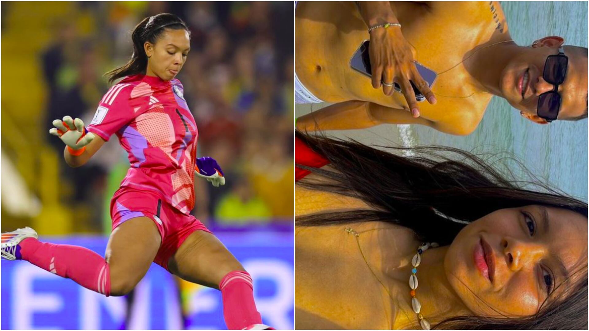 Este es el novio de Luisa Agudelo, arquera de la Selección Colombia Sub-20: también es deportista (Foto: Instagram Luisa Agudelo y Camilo Nieva)