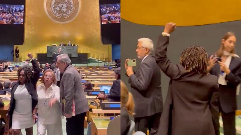 Video: Francia Márquez se retiró de la Asamblea General de la ONU abucheando el discurso de Netanyahu