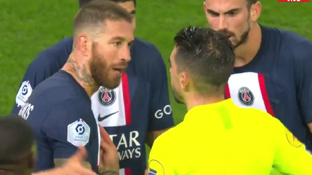 Expulsión a Sergio Ramos