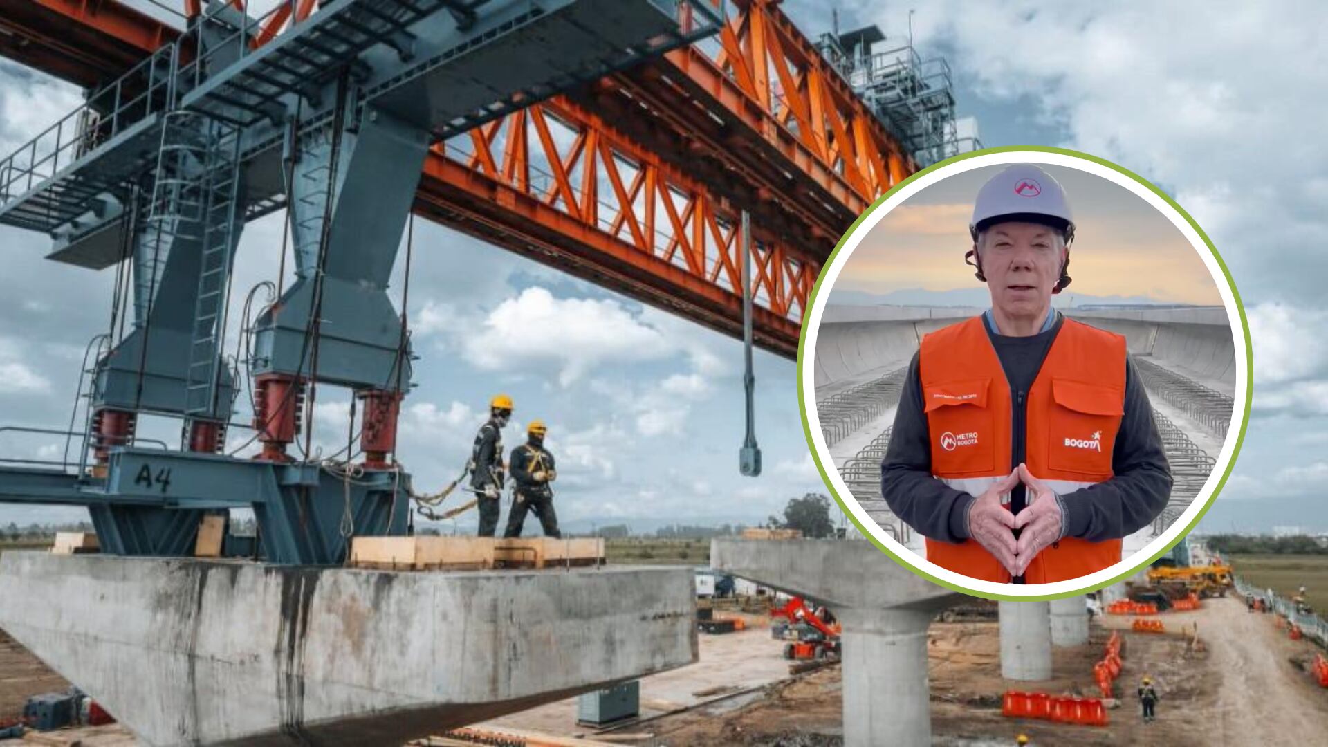 “El Metro elevado sí existe” ¿Juan Manuel Santos le respondió a Petro?