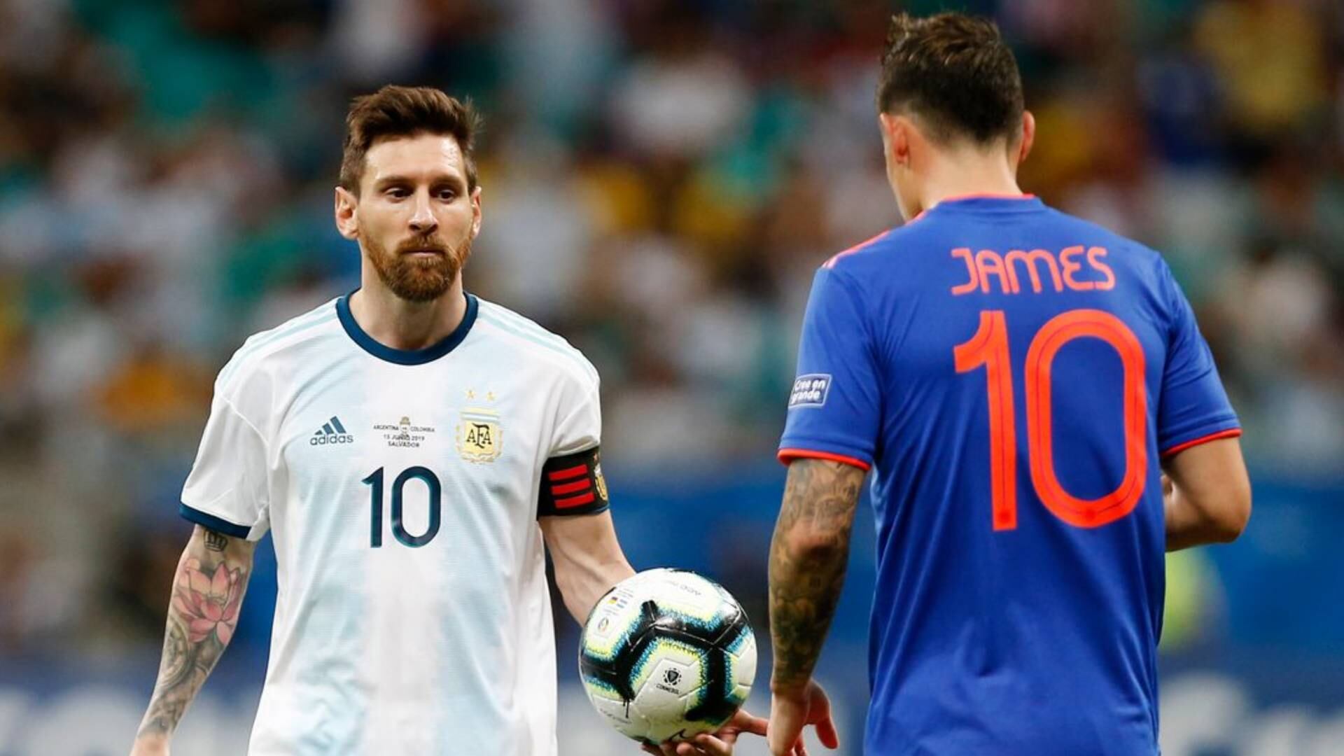 En España utilizaron a James para burlarse de Lionel Messi