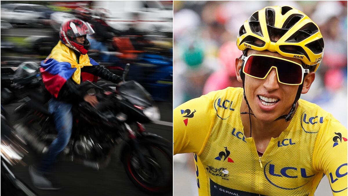 Egan Bernal salió en defensa de los motociclistas ante el gobierno Petro