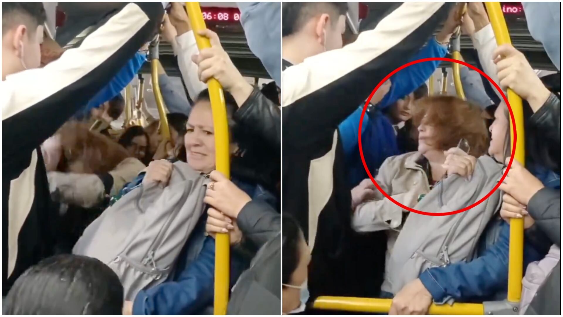 “Se formó el tropel en TransMilenio”: Mujeres se pelearon por lugar en un bus y les tocó de pie (Redes sociales)