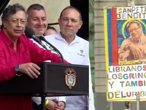 “Antioquia no es de Uribe”: Discurso de Petro en Medellín fue interrumpido por fuerte arenga