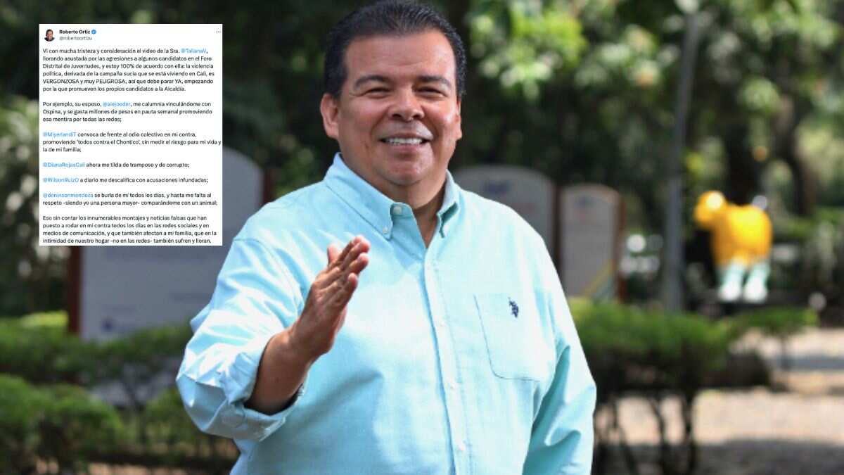 Roberto Ortiz se pronunció luego del video llorando de Taliana Vargas.