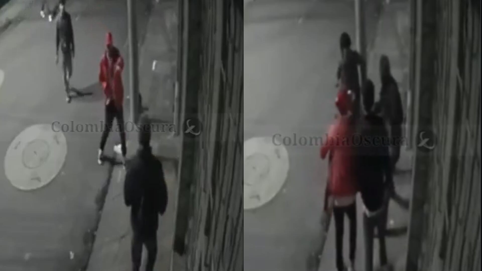 Tres sujetos golpearon y apuñalaron a un hombre para robarlo, quedó captado en cámara