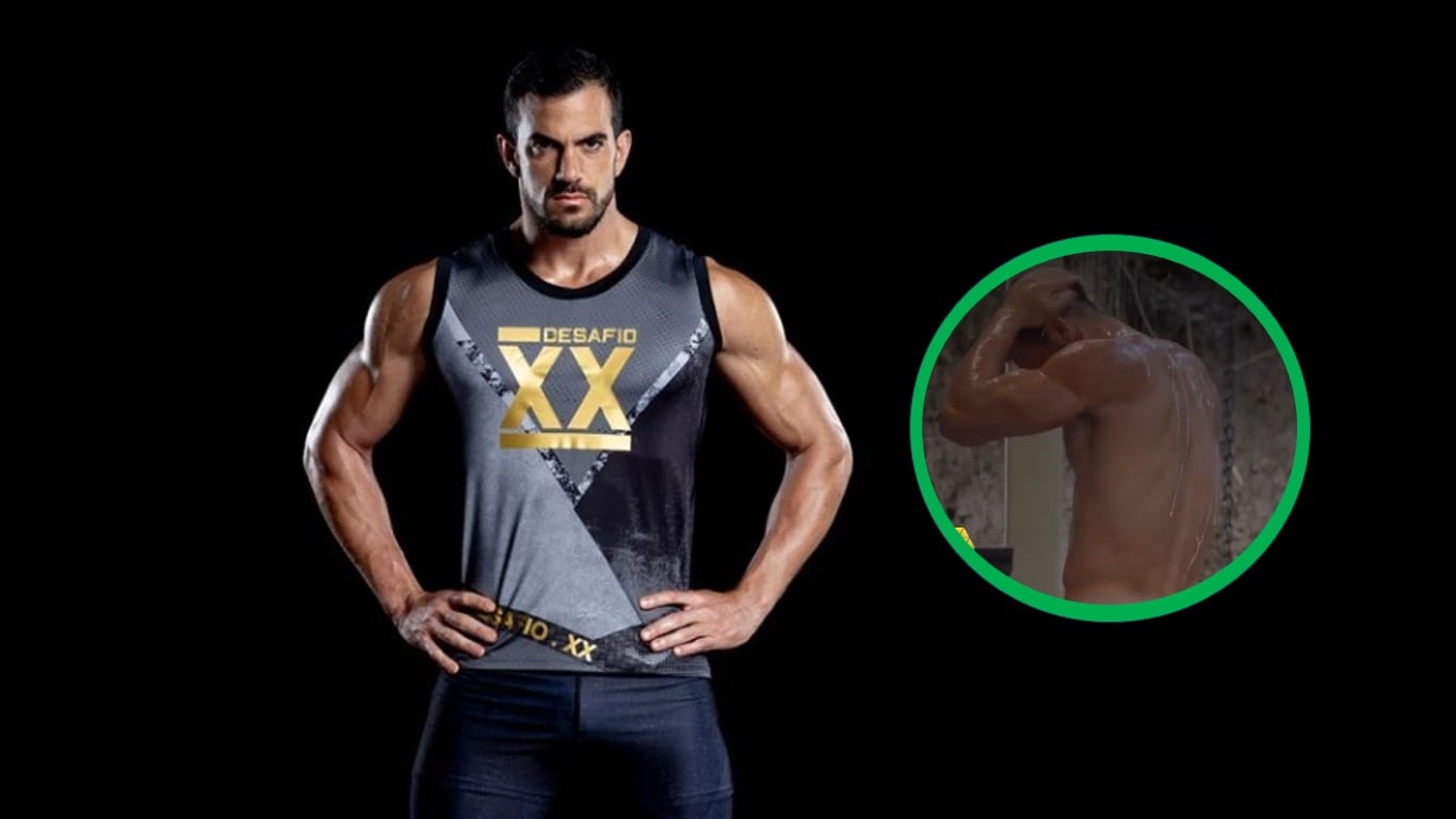 Vittorio del 'Desafío XX' no tardó en ser uno de los más comentados en las redes sociales por los televidentes quienes destacaron “sus atributos”.