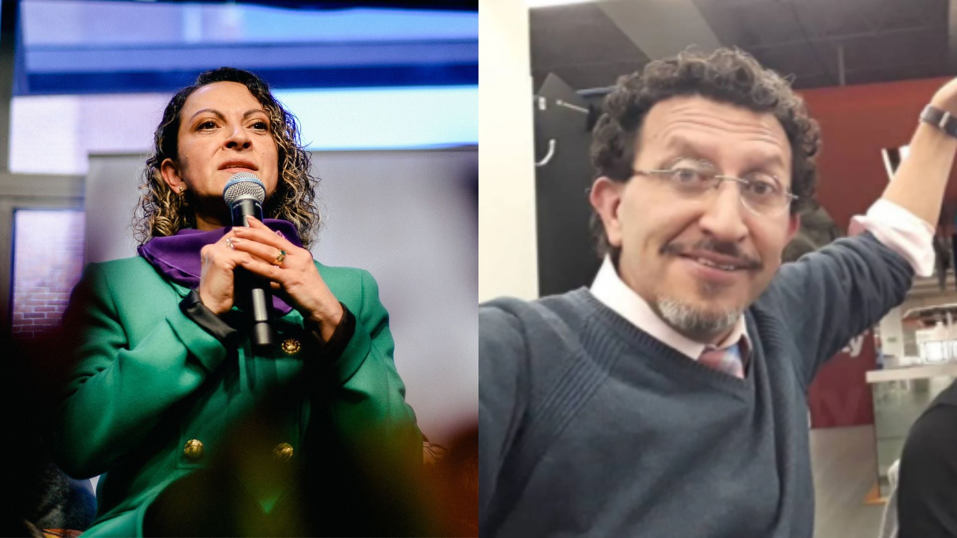 Jineth Bedoya y Gabriel Meluk