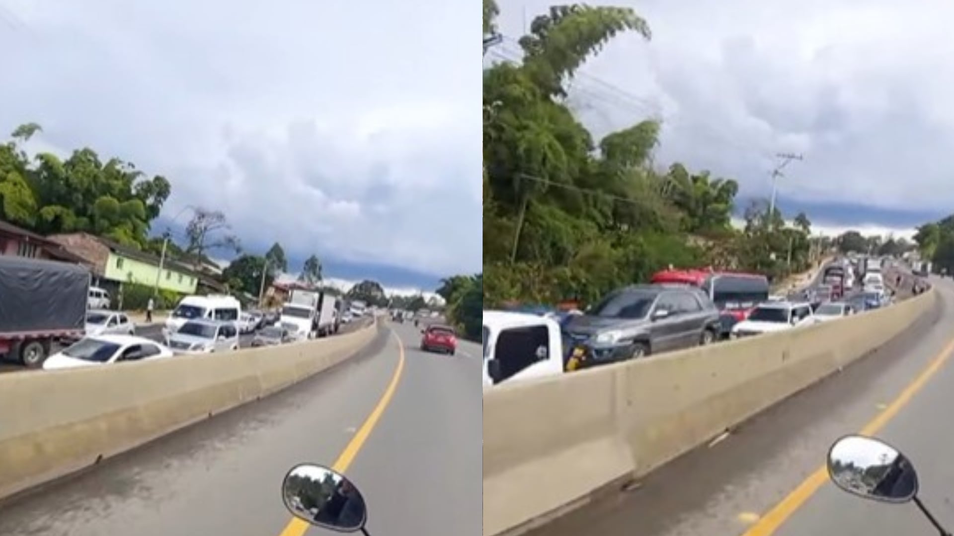 Accidente en la vía de Popayán a Cali