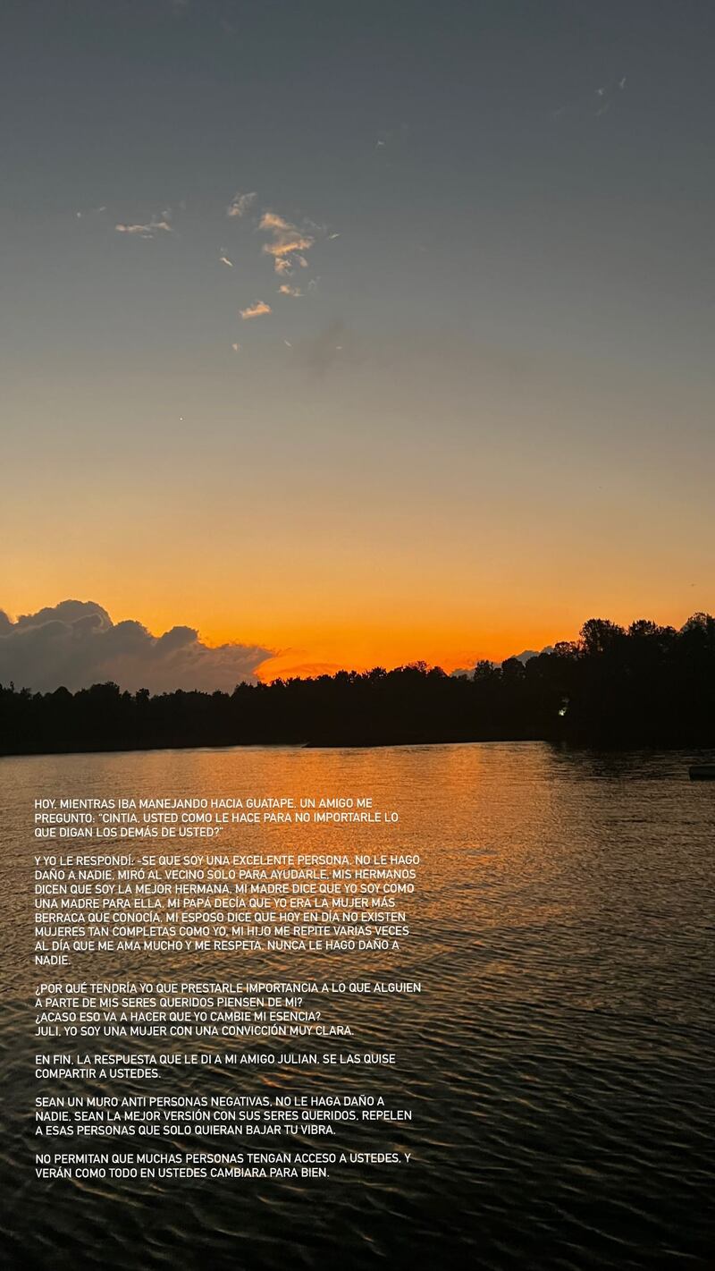 El reflexivo mensaje de Cintia Cossio sobre las mujeres modernas