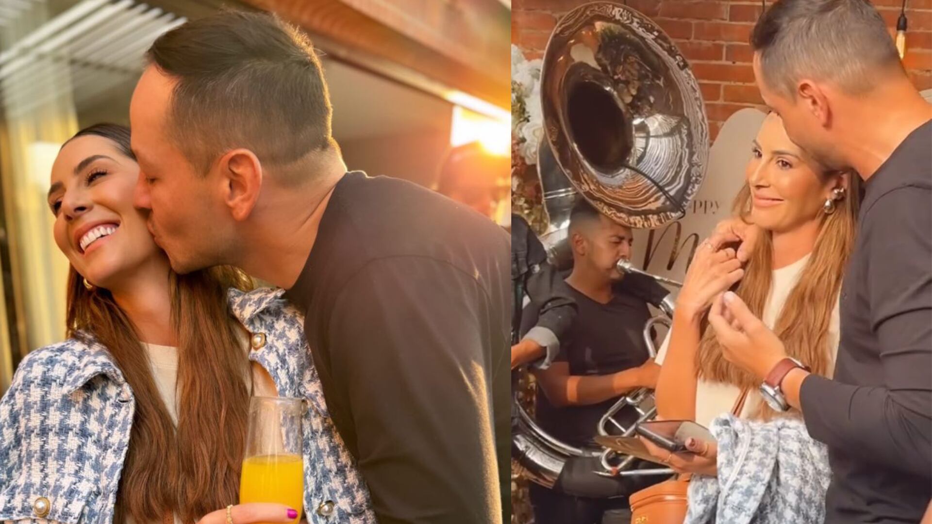 Carolina Soto compartió un momento romántico con su pareja, recibió serenata