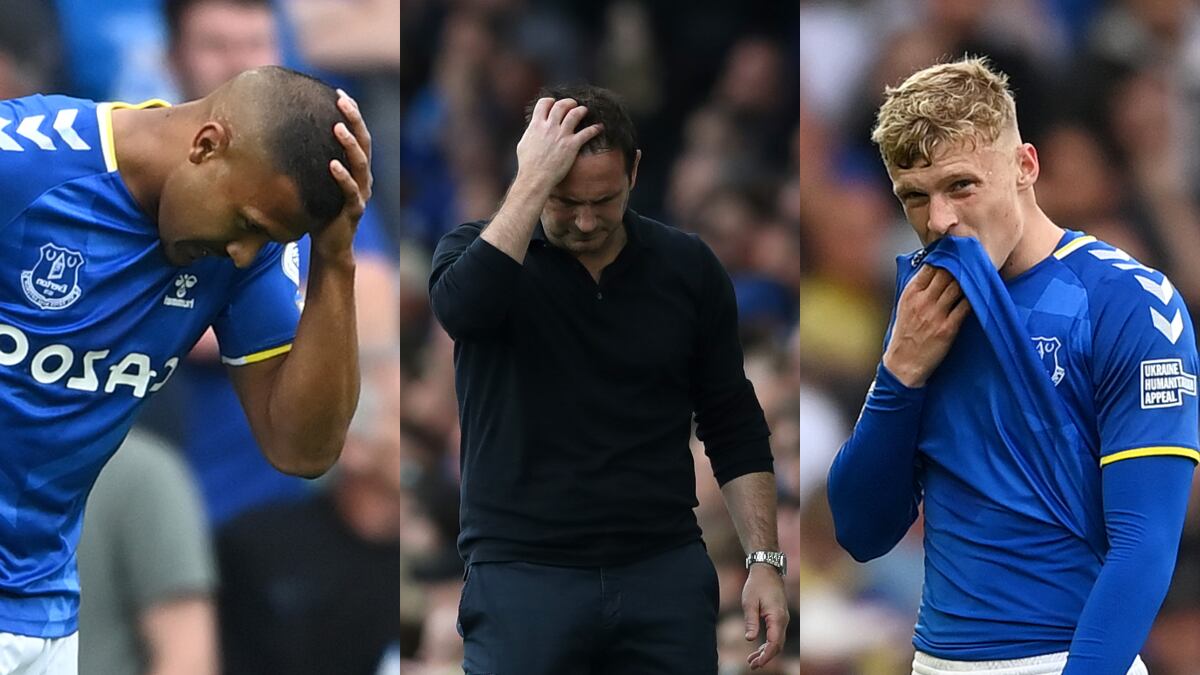 Everton extrañó a Yerry Mina y complicó su permanencia en la Premier League