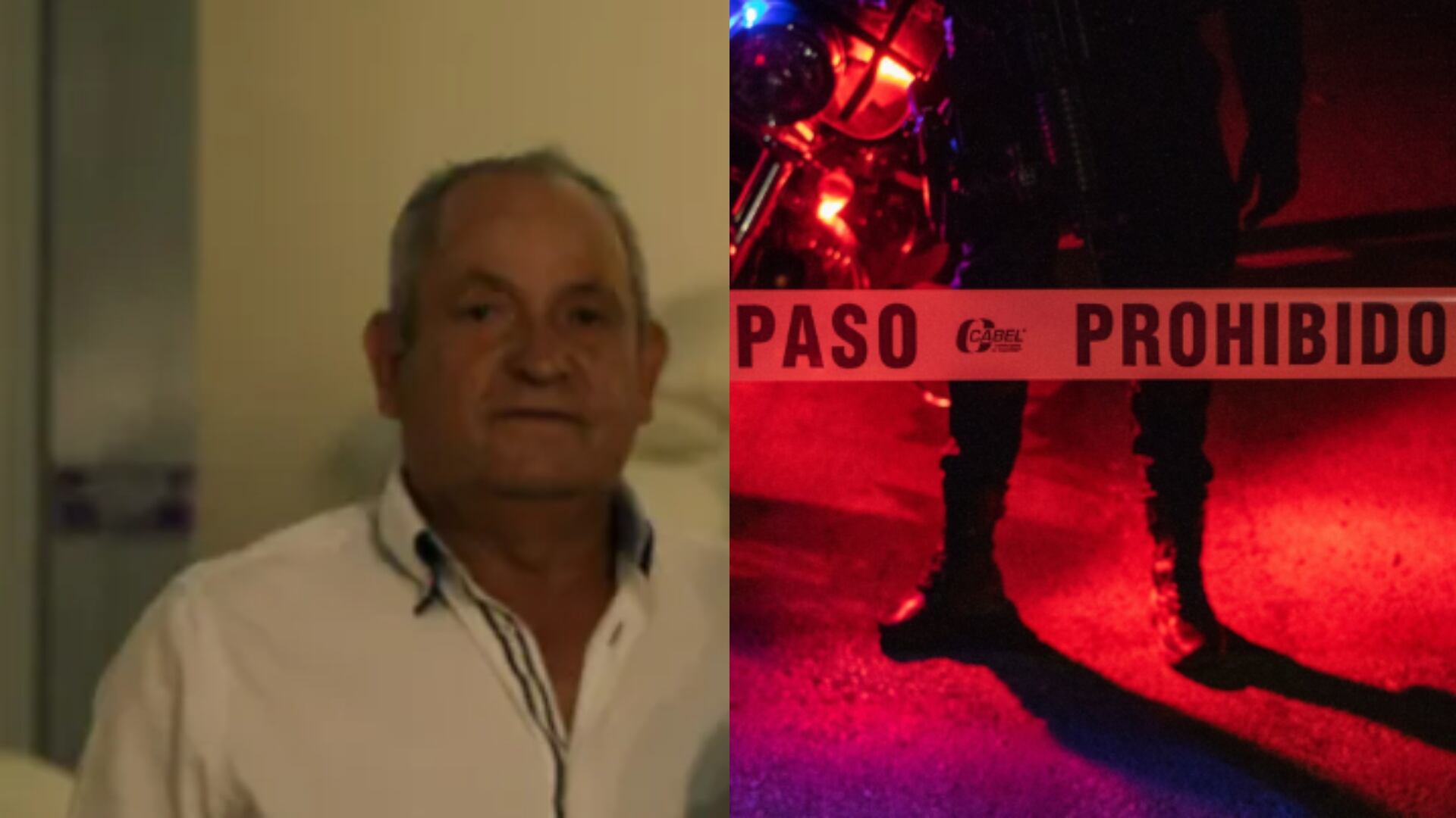 Empresario Luis Alfonso Valencia, asesinado en su finca en Guaduas, Cundinamarca.