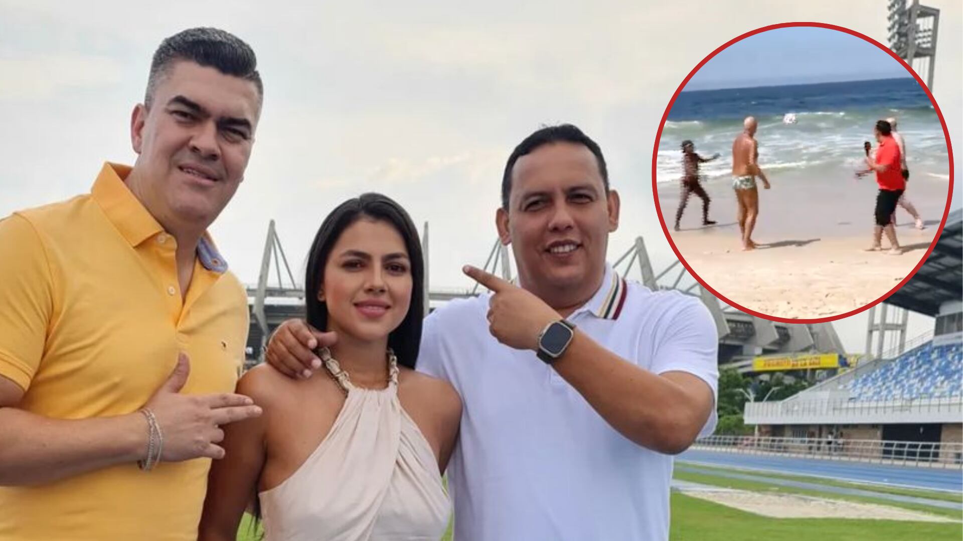 Periodista de Win Sports se puso a jugar fútbol en las playas de Brasil y recibió burlas