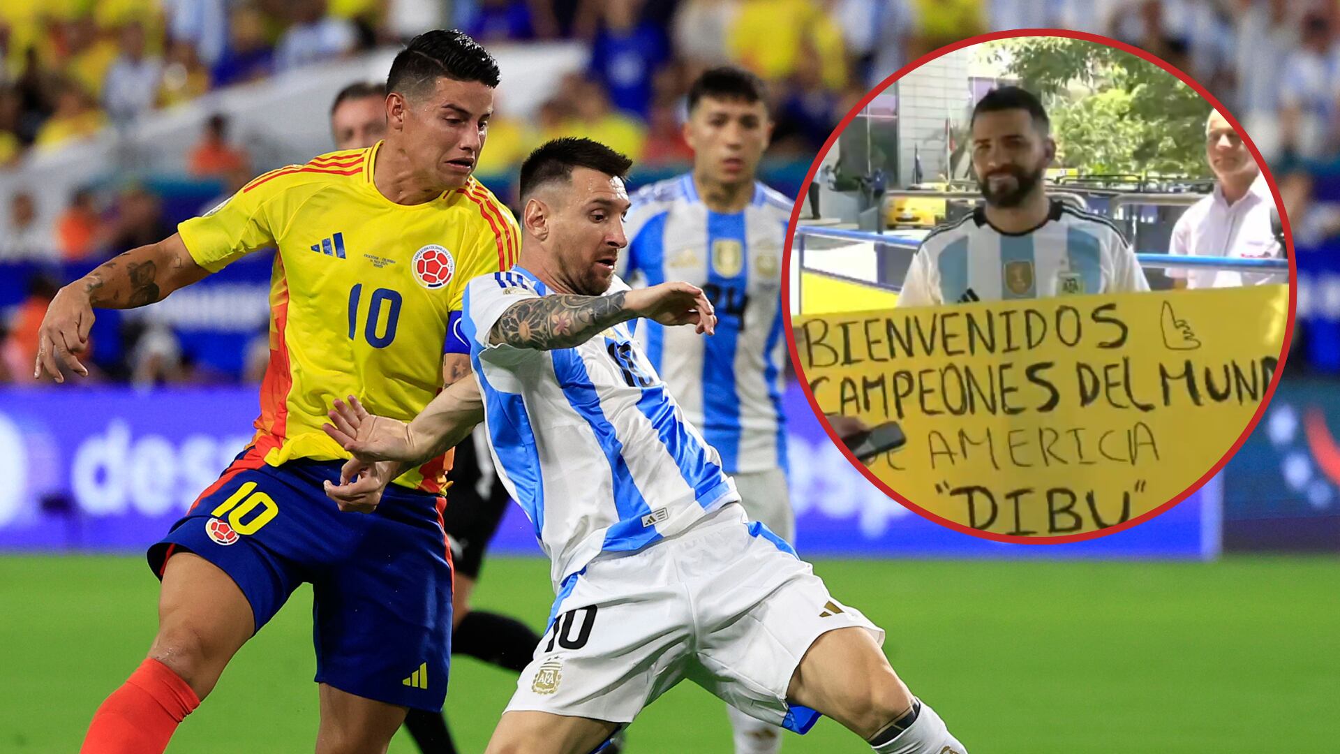 Colombiano se declaró hincha de Argentina a morir porque no le gusta perder
