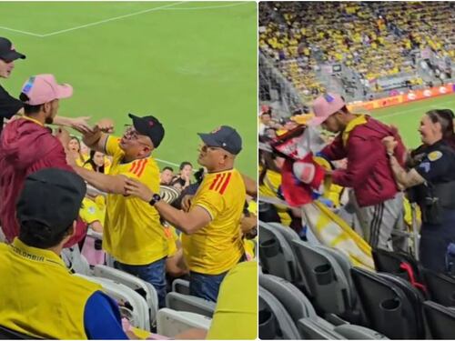 Disgusto entre hinchas colombianos terminó en show y sacada del estadio por parte de la policía de USA en partido de la Selección