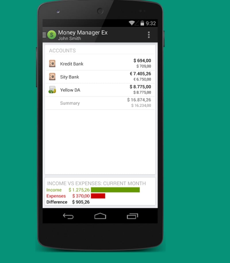 Android Money Manager Ex Prj