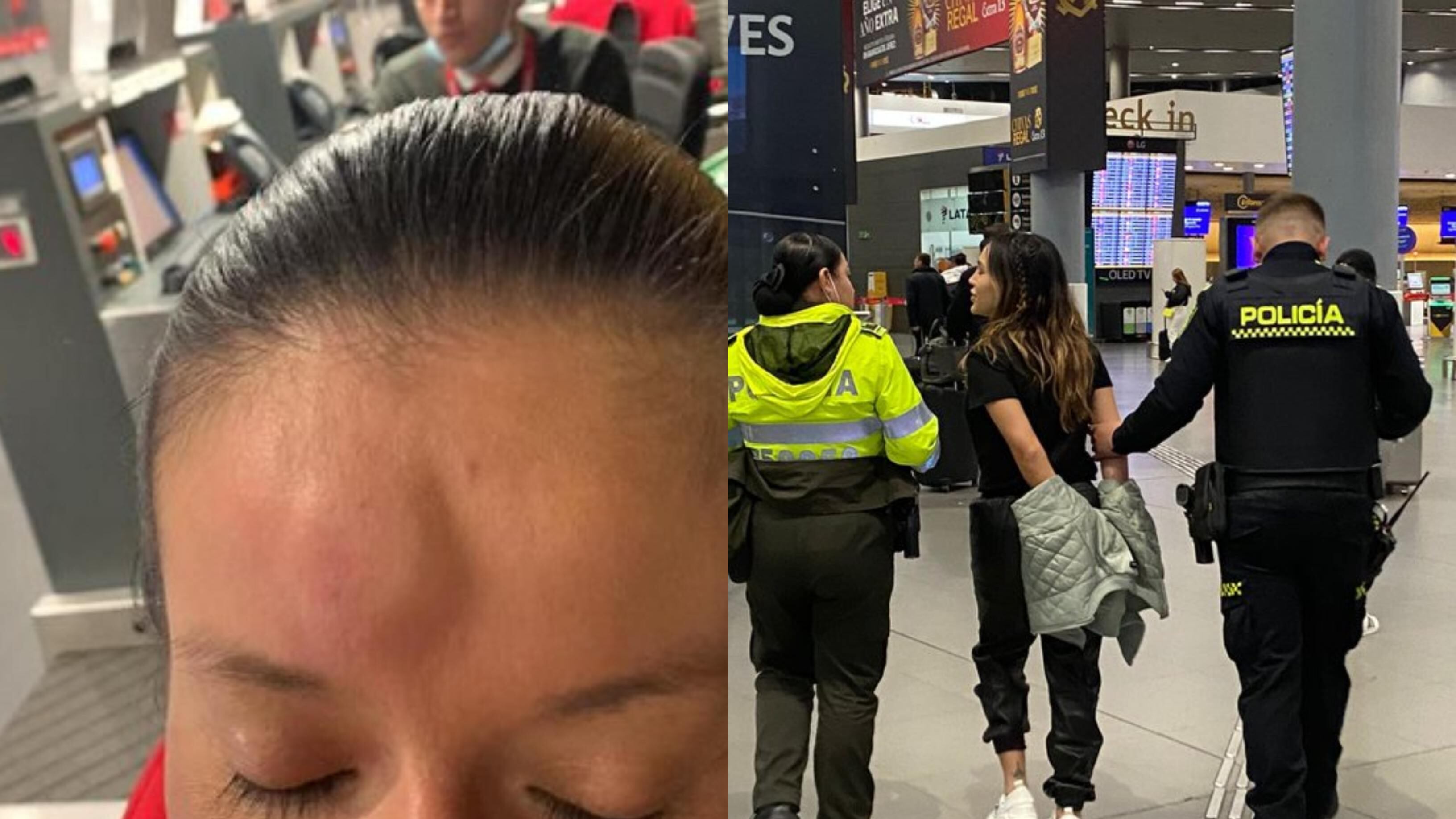 Una mujer golpeó a azafata de Avianca por no dejarla subir al vuelo, que era de Latam