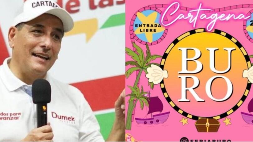 El alcalde electo de Cartagena Dumek Turbay se pronunció sobre la Feria Buró.