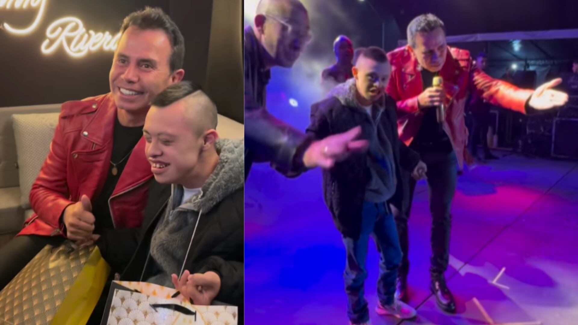 Jhonny Rivera le cumplió sueño a joven de Gachancipá en Cundinamarca