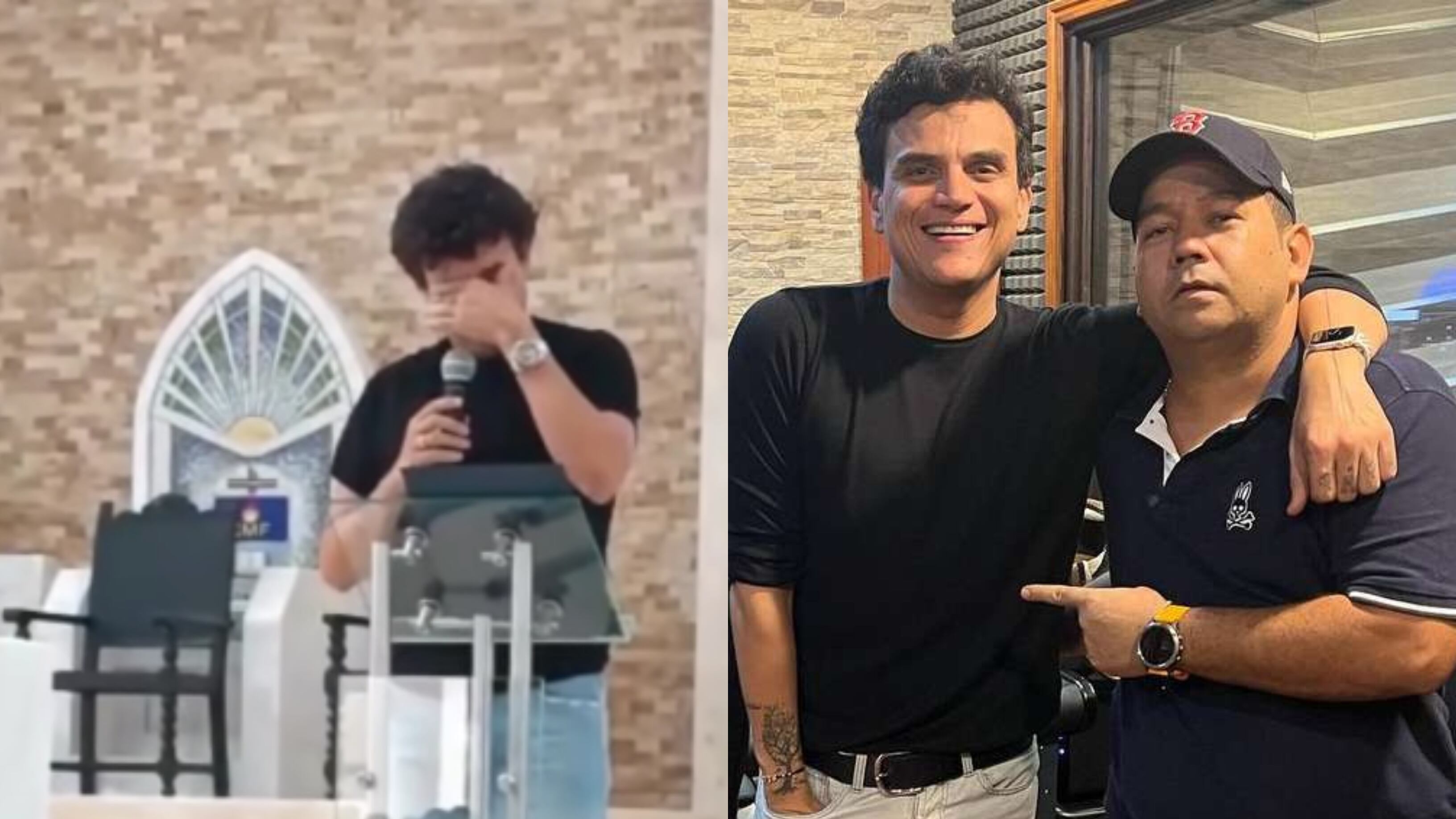 'Niko' Arredondo con Silvestre Dangond