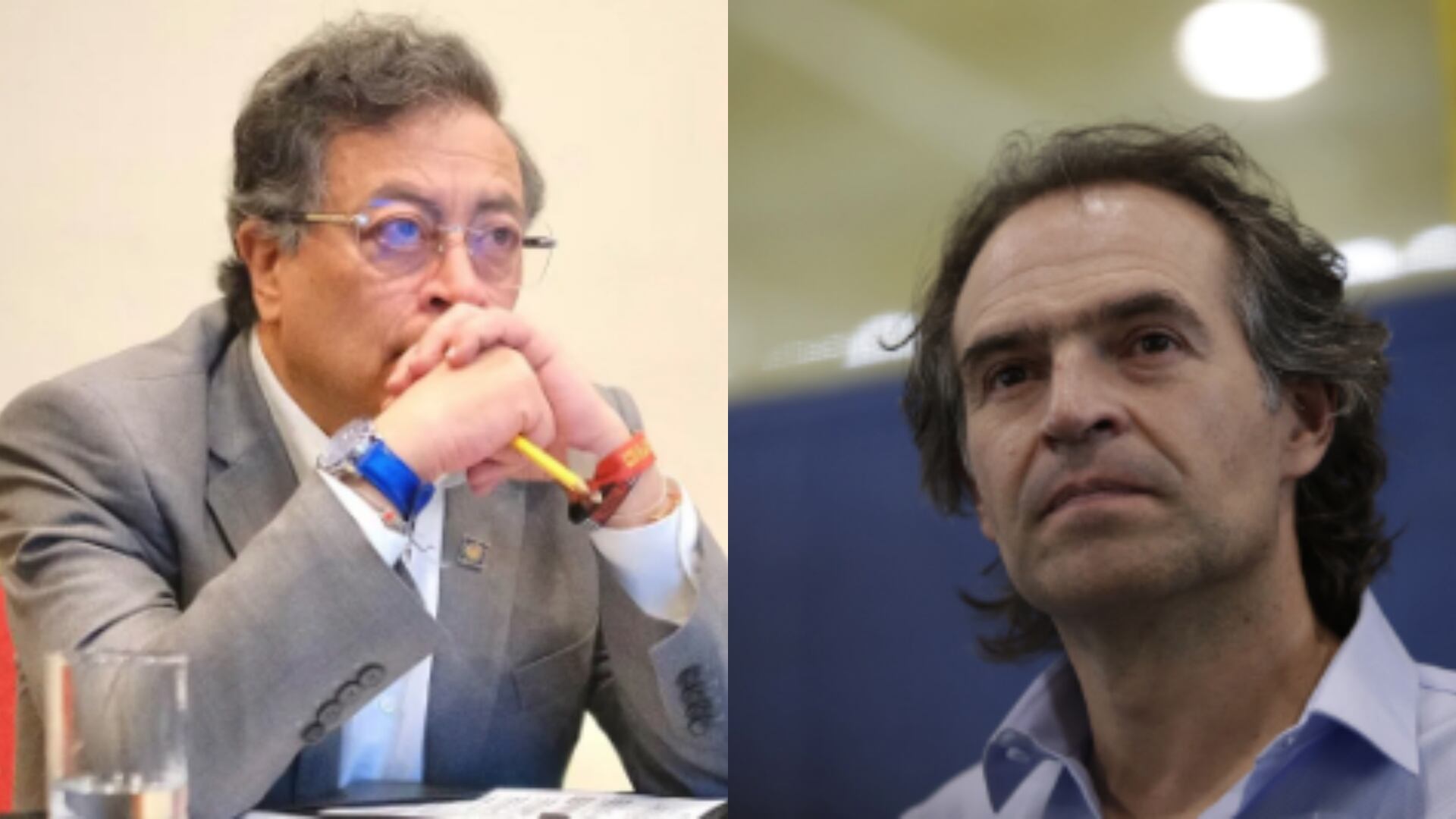 Gustavo Petro y Federico Gutiérrez.