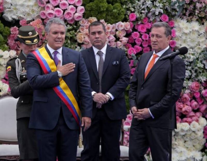Posesión de Iván Duque 2018.