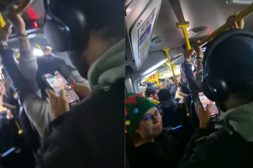 Bogotanos no alcanzaron a llegar a la casa y rezaron la novena en bus de TransMilenio