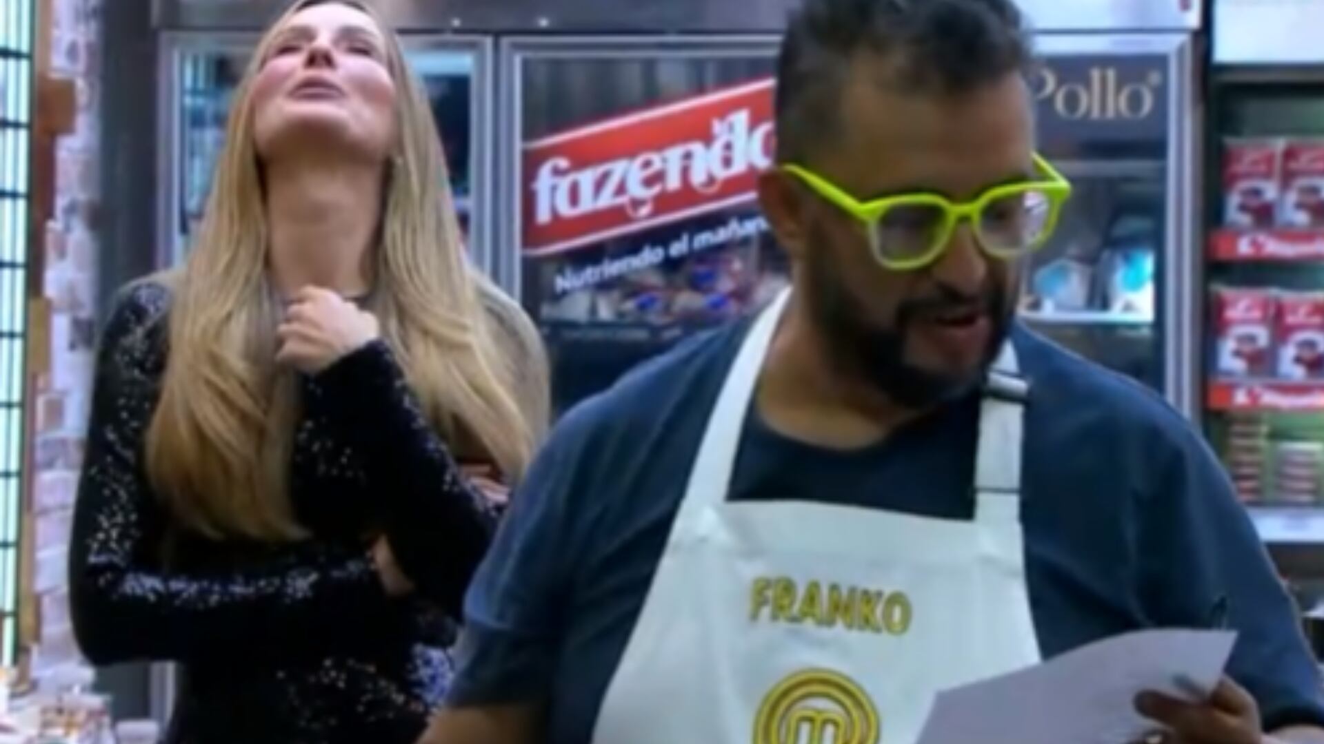 Víctor Mallarino cogió de ‘carrito’ a Franko en MasterChef y Claudia no pudo aguantar la risa