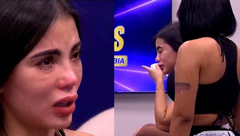 Karina García no pudo contener el llanto ante las acusaciones de Laura González y dice que quedó como “moza delante de toda Colombia”