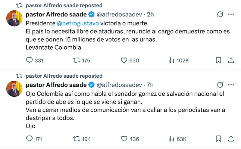 Alfredo Saade, exjefe de gabinete y actual embajador en Brasil.