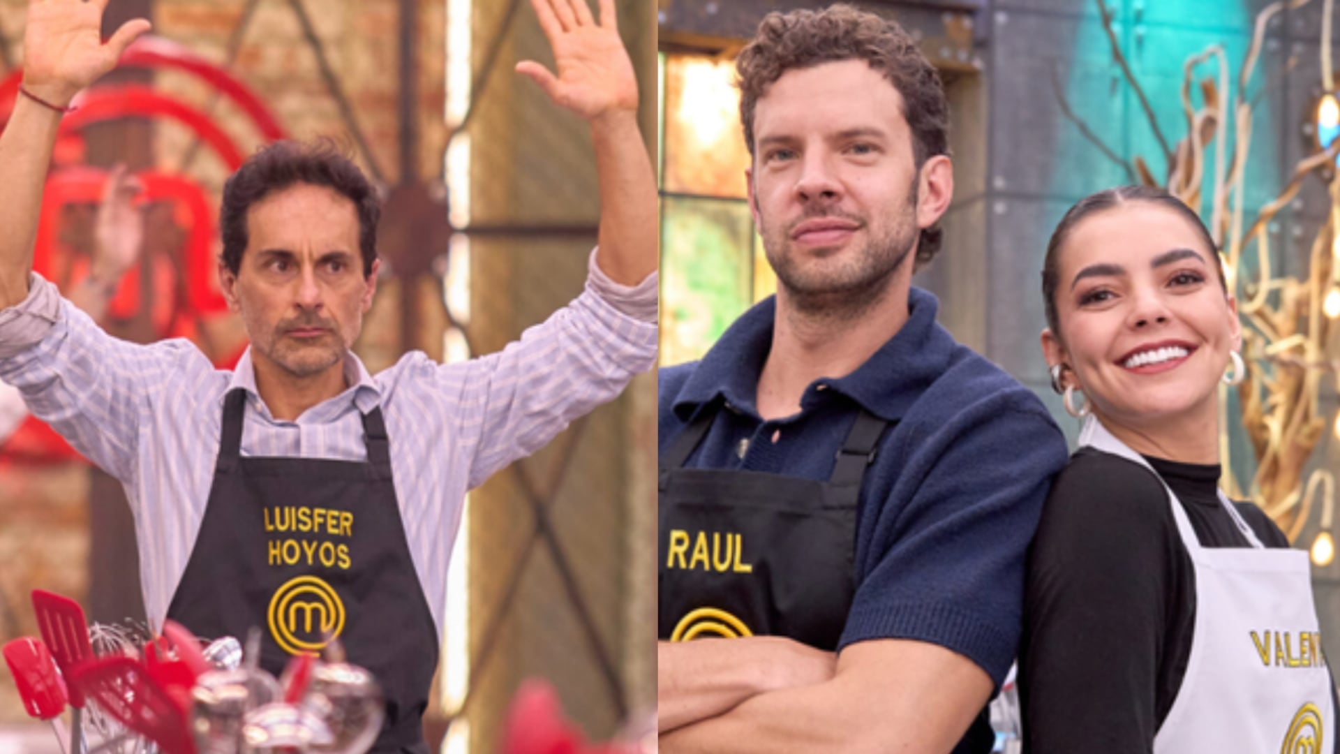 Luis Fernando Hoyos, Valentina Taguado y Raúl Ocampo