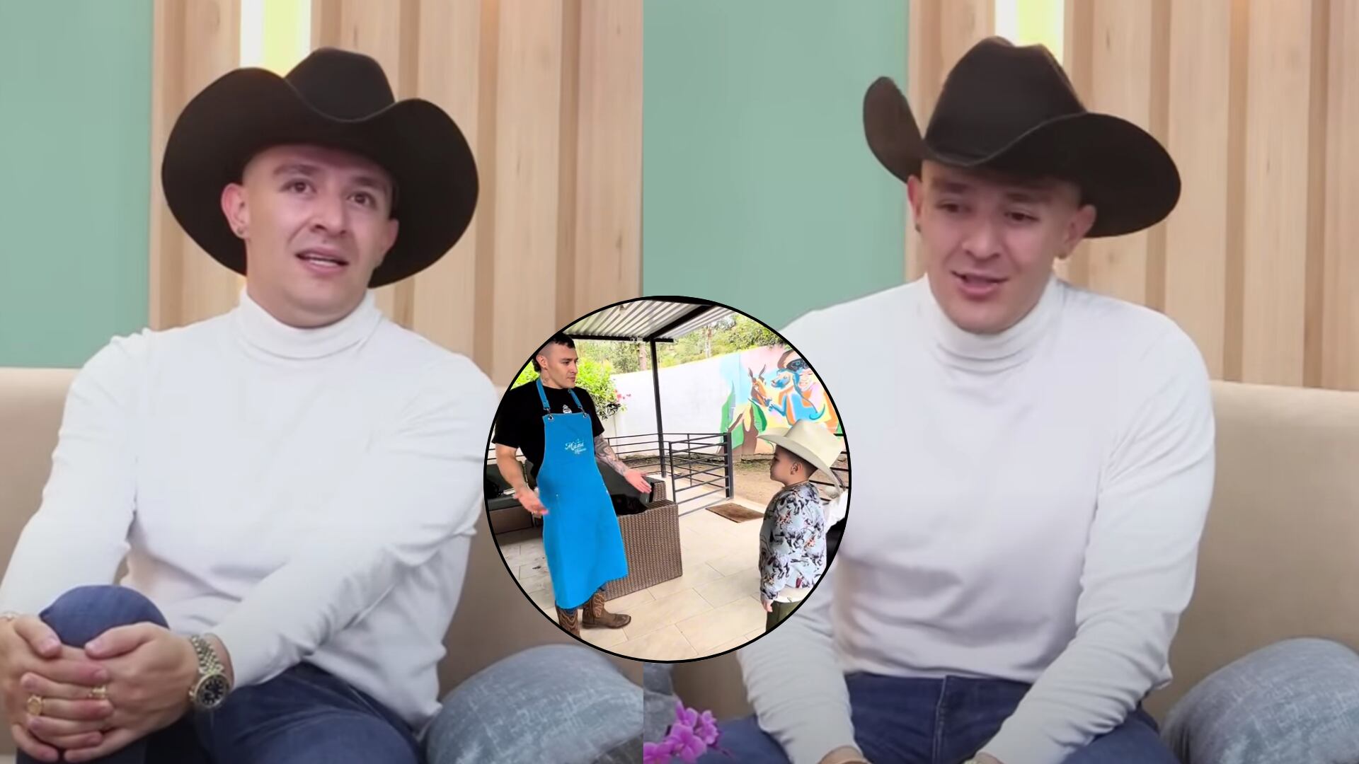 Luis Alfonso y su hijo