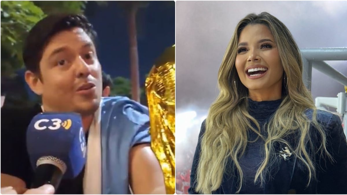 “Sos corroncho”, hasta Melissa Martínez se burló del barranquillero hincha de Argentina