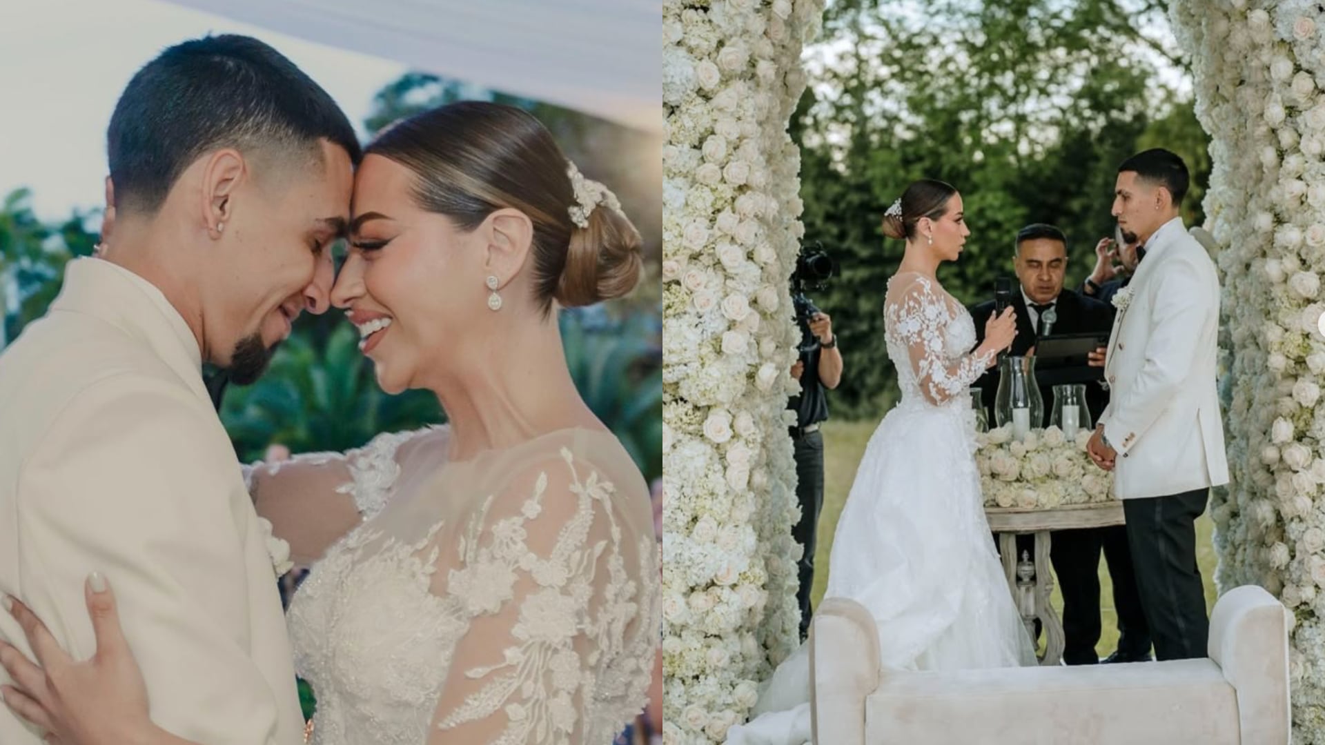 Daniel Muñoz en su matrimonio