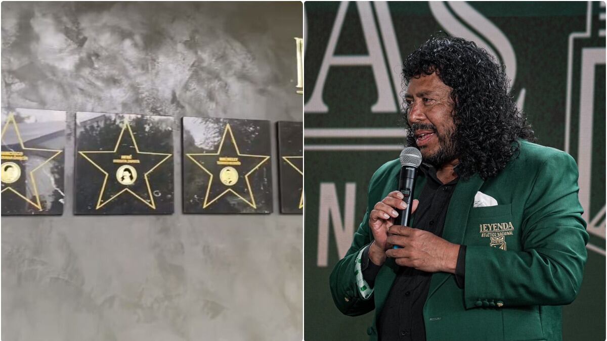El muro de las leyendas de Atlético Nacional se estrenó en homenaje a cinco ídolos
