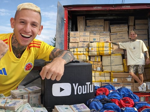 La Liendra tuvo especial gesto con estudiantes a partir de las ganancias que ha obtenido en sus documentales de YouTube