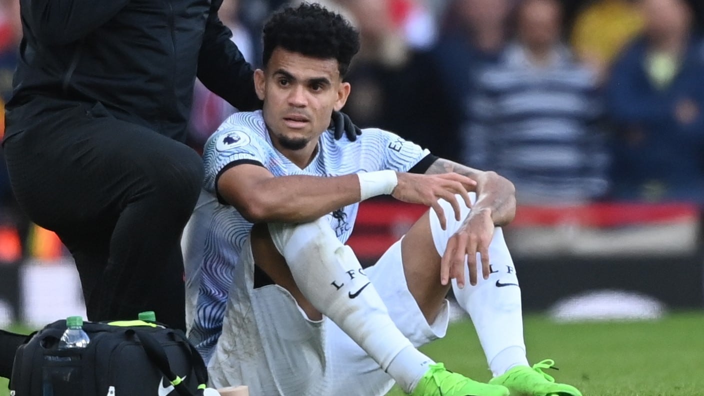 Luis Díaz y su lesión