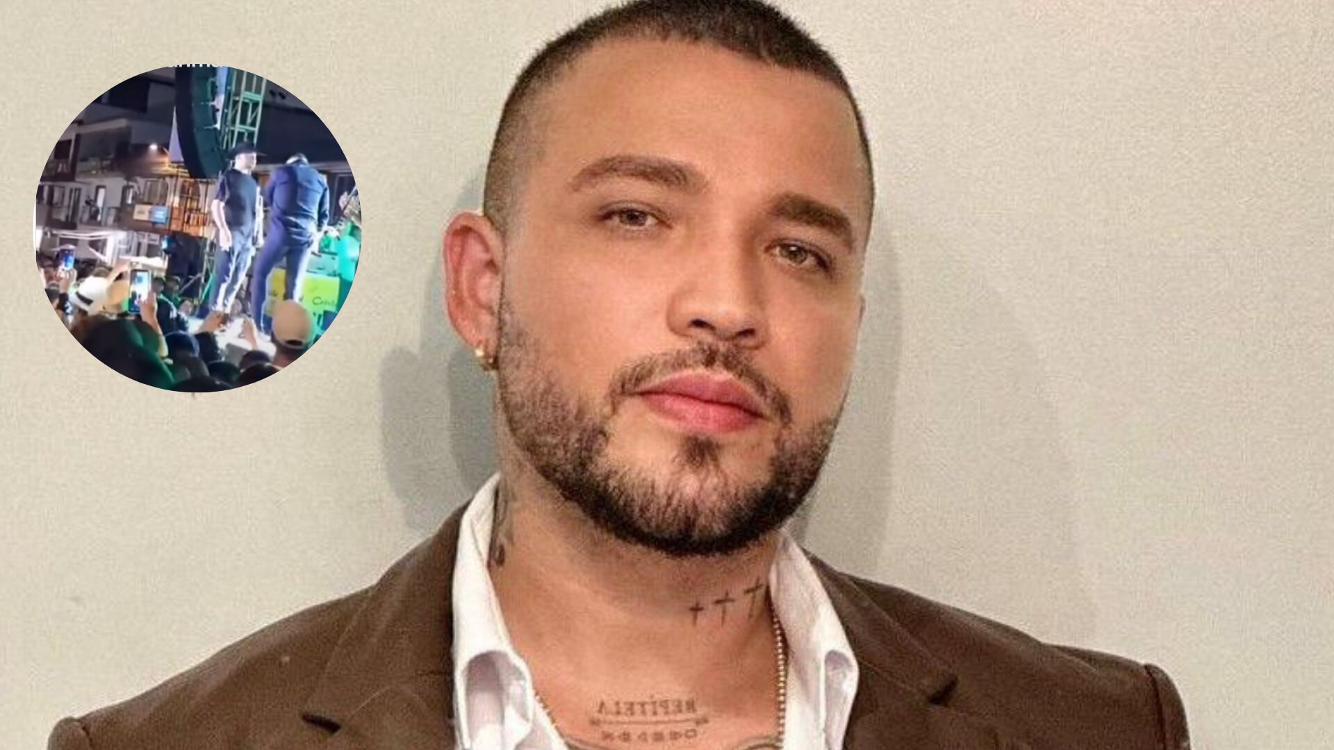 Jessi Uribe fue agredido durante uno de sus conciertos