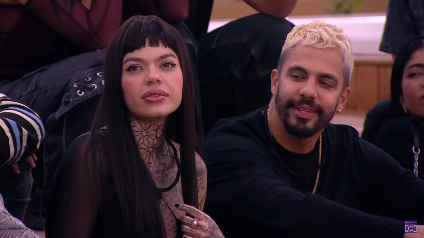 Melissa Gate y Andrés Altafulla de 'La casa de los famosos Colombia 2'